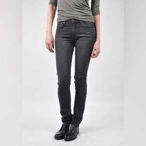 Strom Nio High Rise Skinny Jeans in Washed Black, size 27